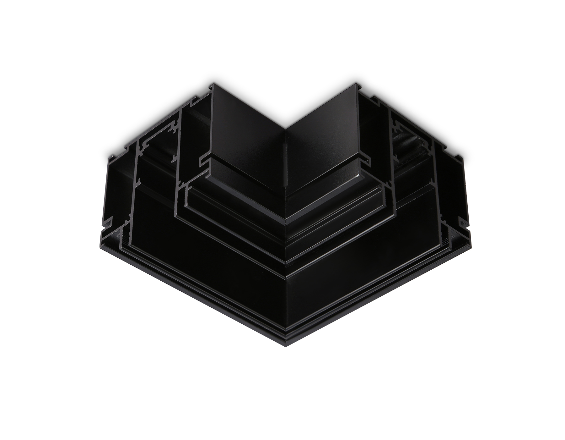Коннектор угловой для шинопровода Magnetic 48V в натяжной потолок GL3392 BK черный