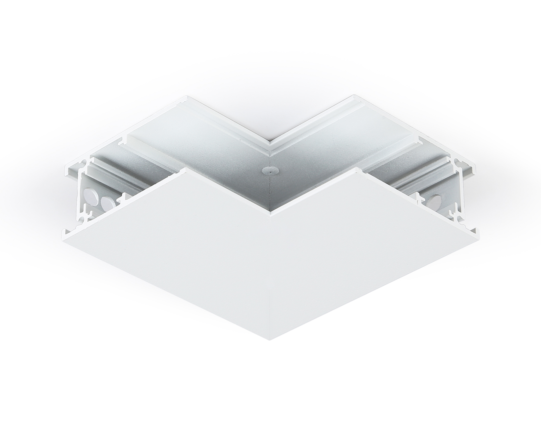 Коннектор угловой внутренний для накладного шинопровода Magnetic GL3377 WH белый AMBRELLA