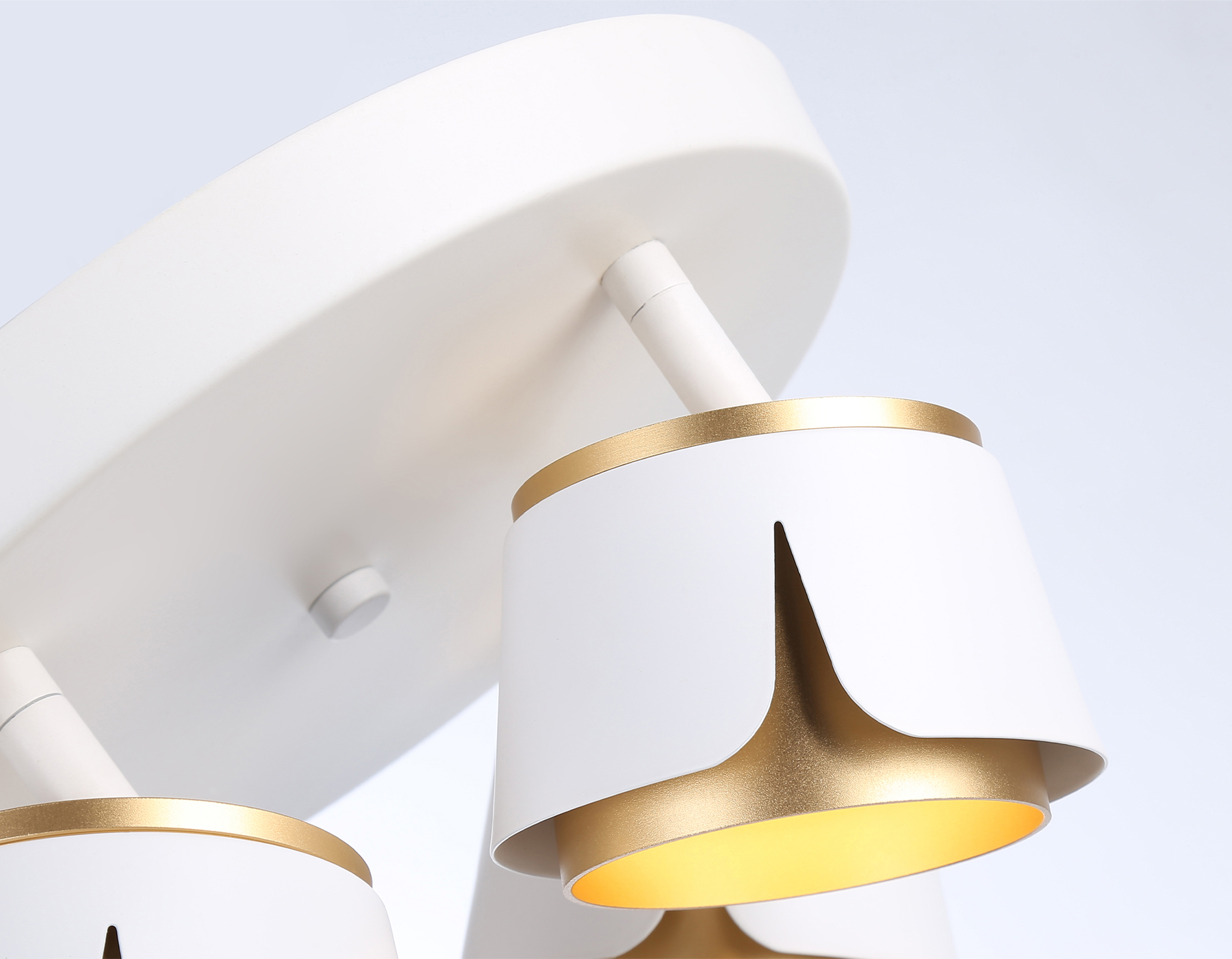 Спот настенно-потолочный AMBRELLA TN71241/4 WH/GD белый/золото GX53/4 D250*147 поворотный