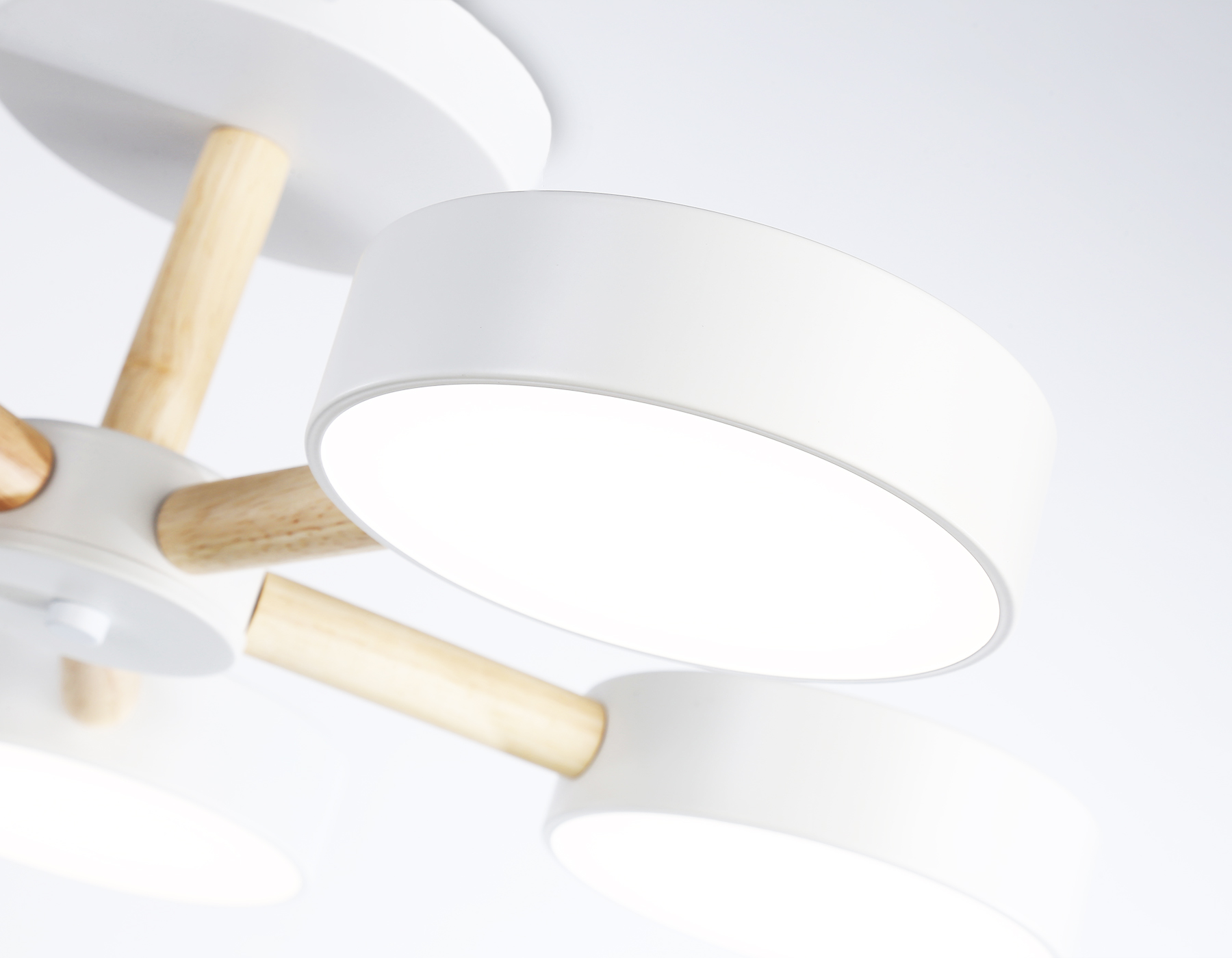 Светильник Ambrella FL4825/5 WH белый 3000K-6400K 65W D580*160 (ПДУ ИК)