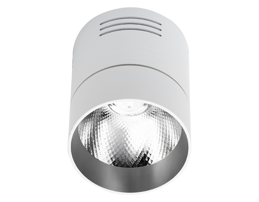 Спот потолочный Ambrella TN268 SWH белый песок LED 4200K 7W D75*83 накладной поворотный