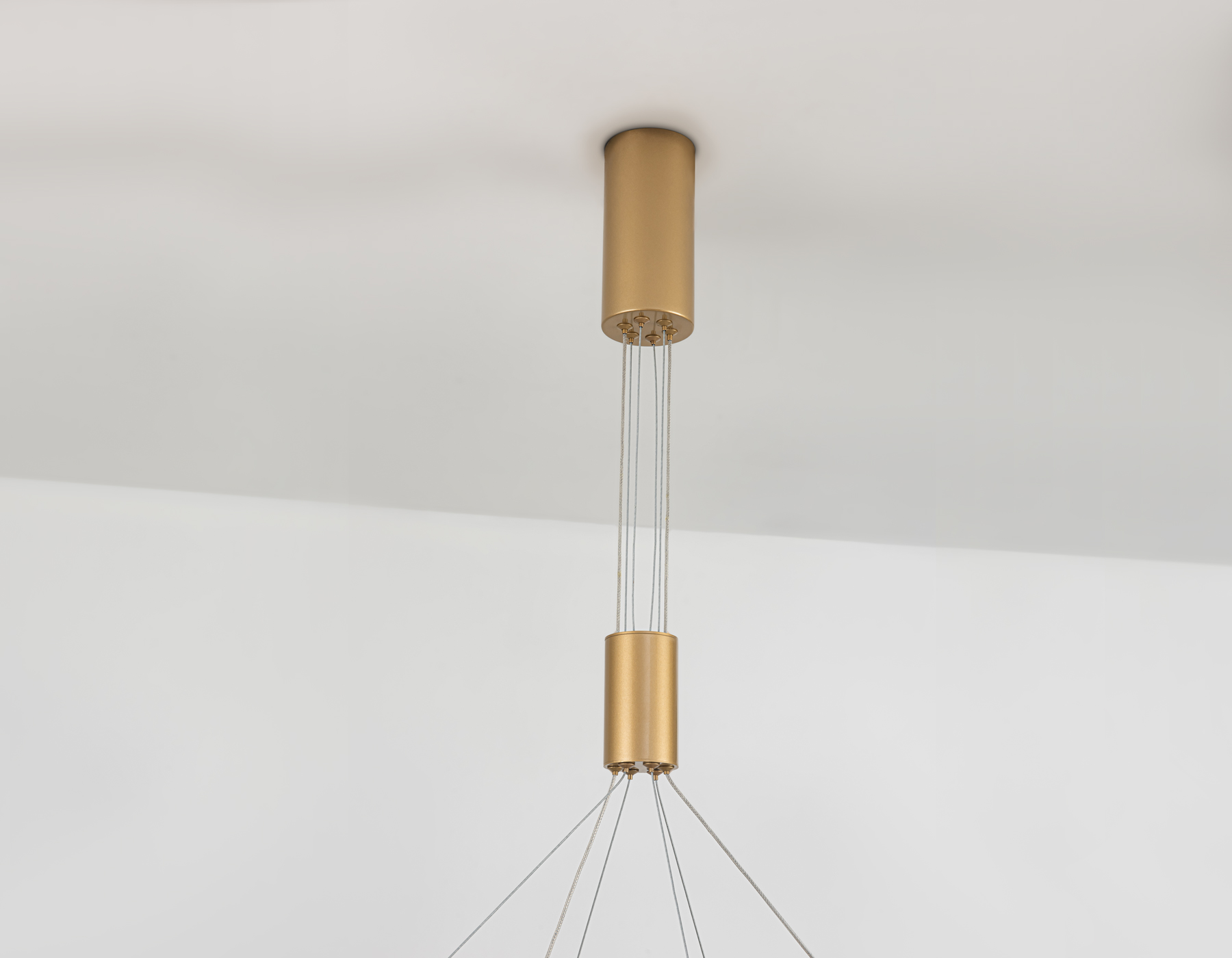 Светильник светодиодный AMBRELLA FL5885/2 GD золото 45W 3000K/4200K/6400K D600/400*1200 (без ПДУ)