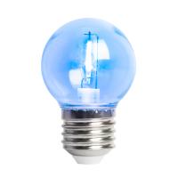 Лампа светодиодная FERON LB-383 2W 230V E27 G45 прозрачный синий
