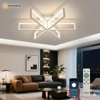 Люстра светодиодная ESTARES MALDI 120W 6S-APP-650x150-WHITE/WHITE-220-IP20 Управляемая