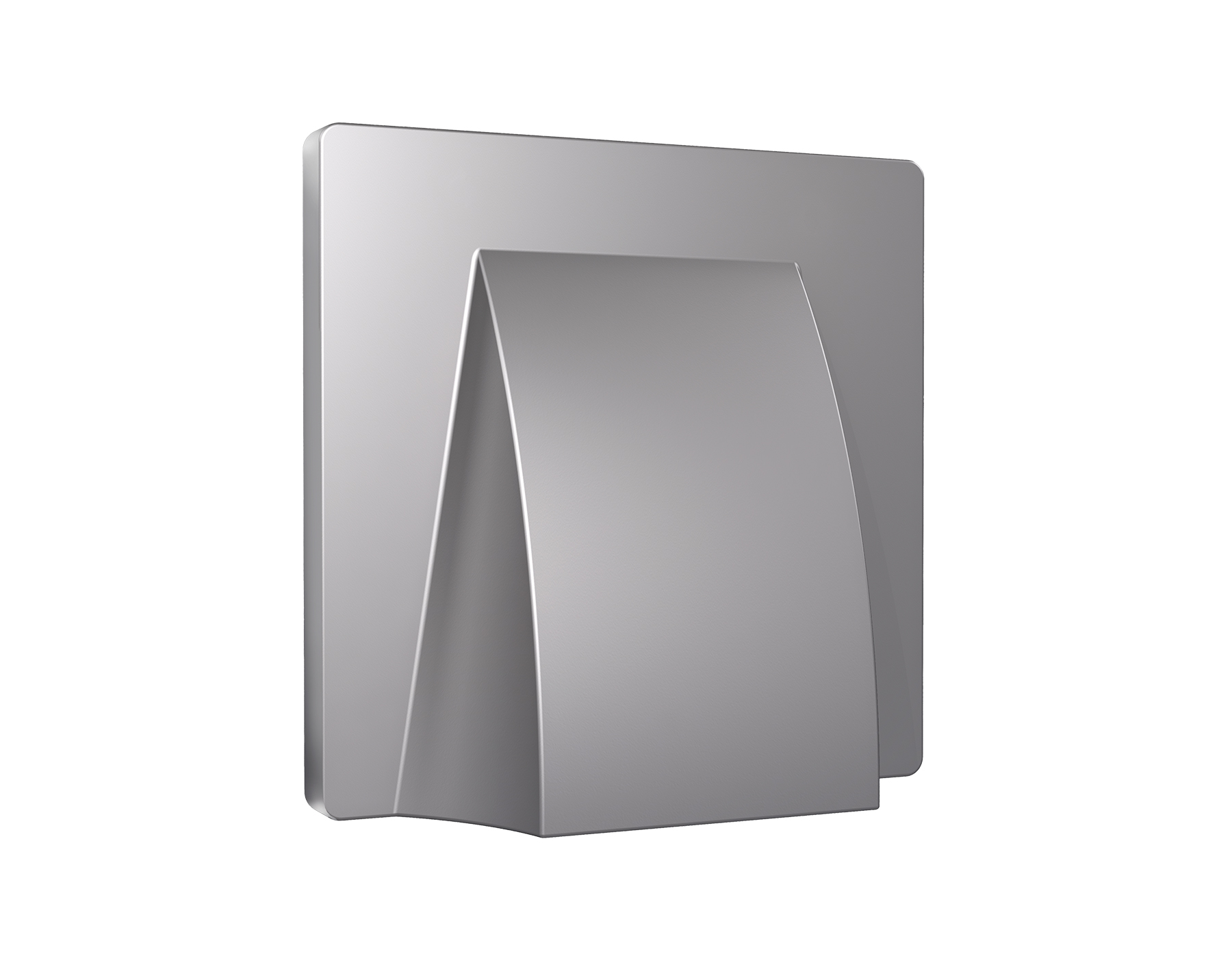 AP5158 Лицевая панель ALFA (Сталь матовый) для вывода кабеля QUANT