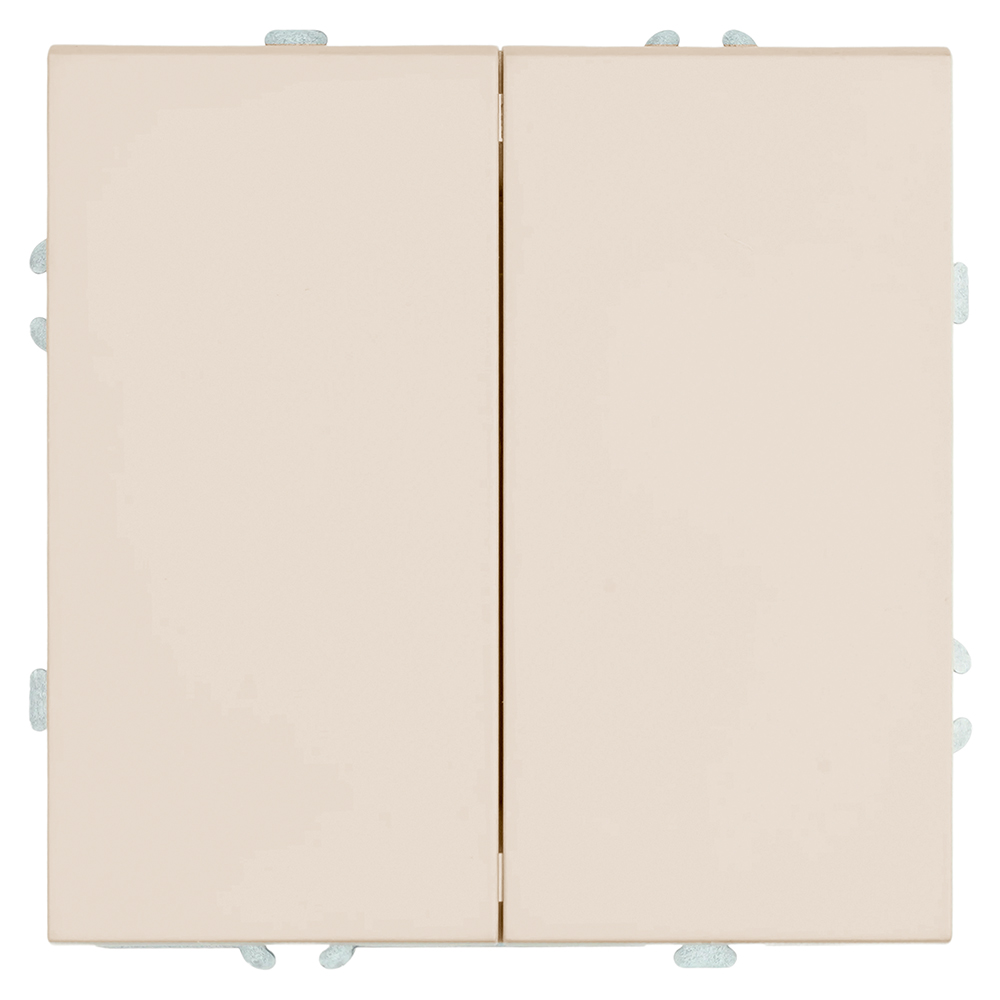 Переключатель перекрестный 2-клавишный (механизм) 250В 10А серия Эмили RSW10-5111-08 кашемир