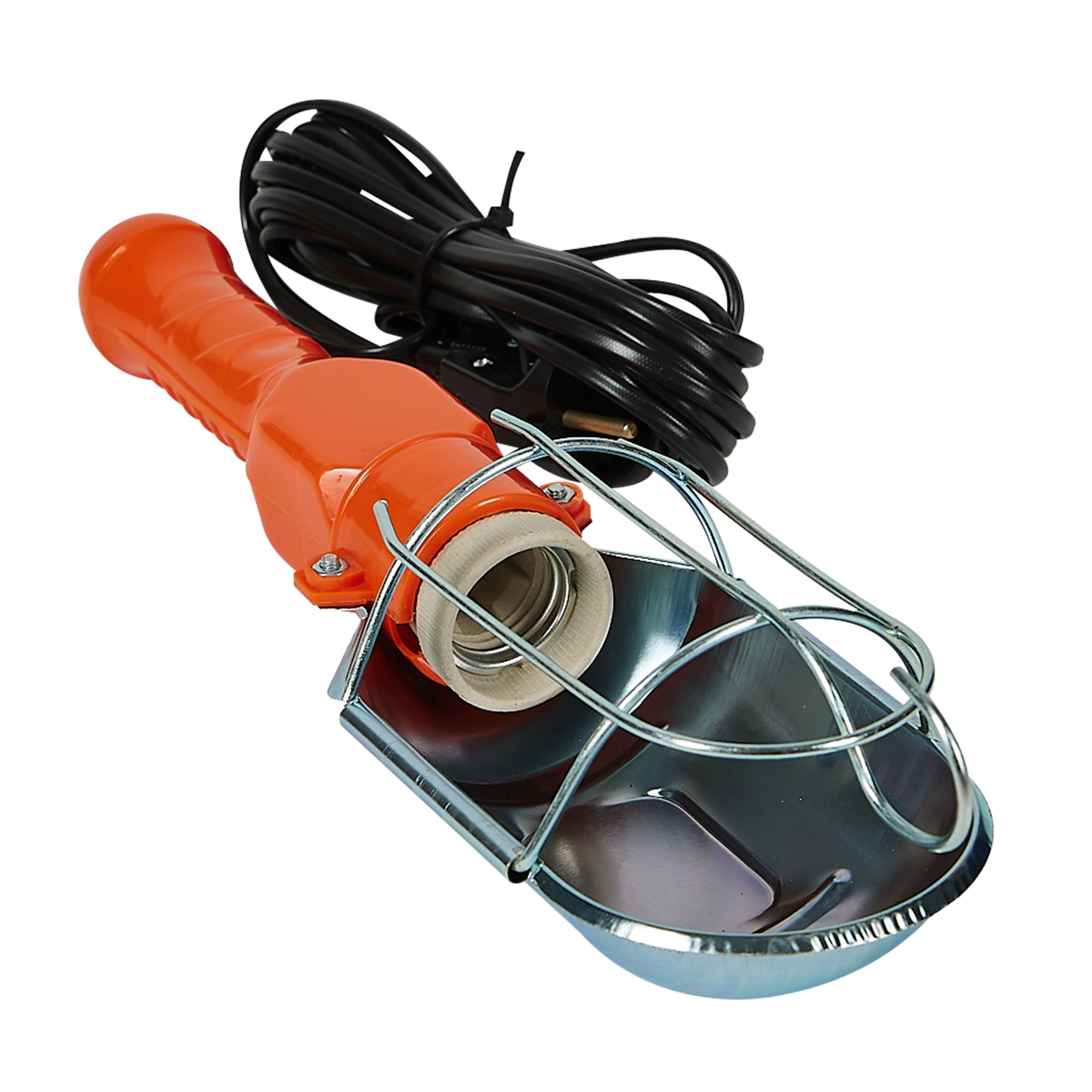 Светильник переносной UNIEL UOL-C25C 60W/E27/15M IP20 ORANGE выкл. на корпусе. 220В