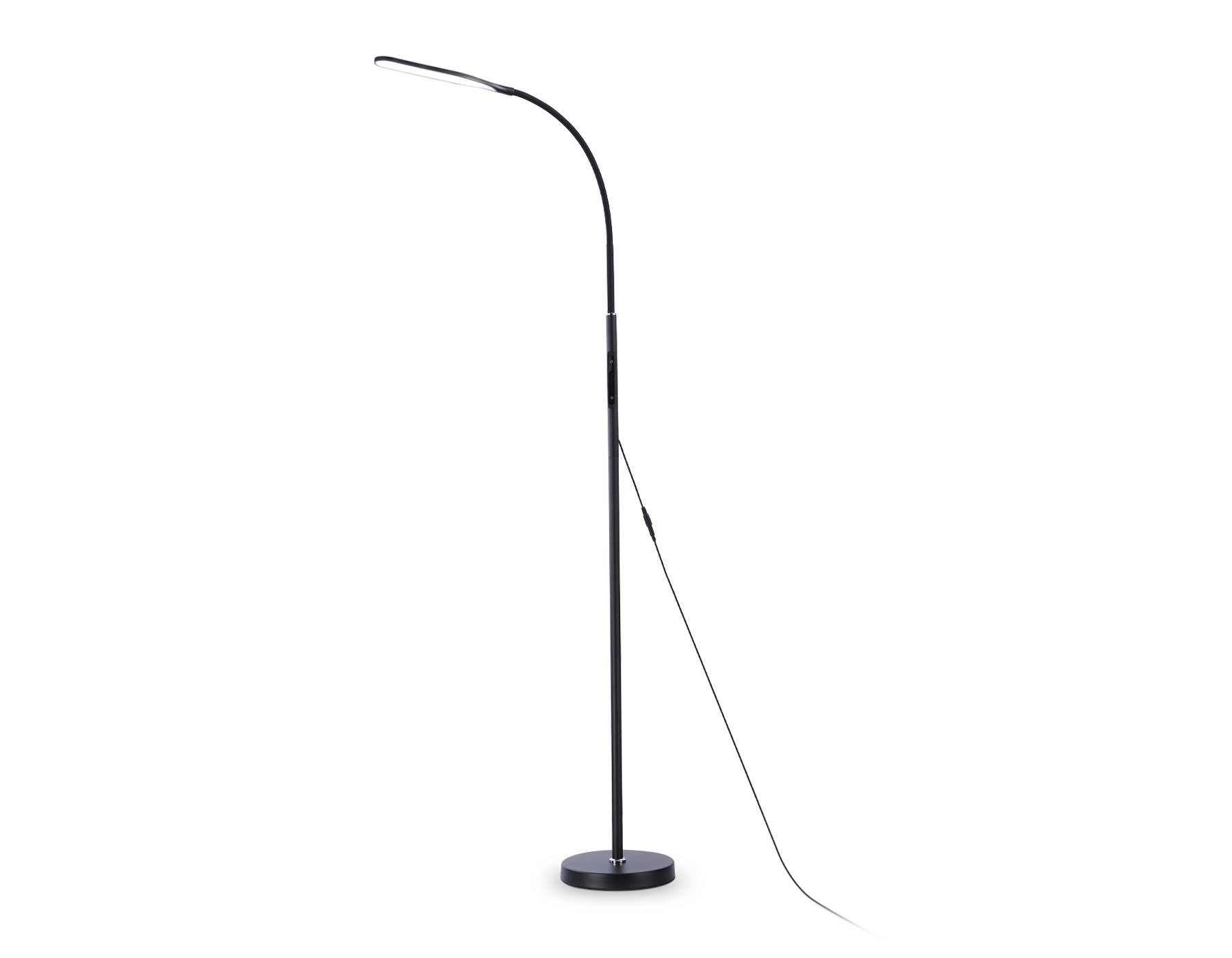 Светильник напольный сенсор TR97706 BK черный LED 12W 3000K-6400K 250*190*1770 (ПДУ РАДИО 2.4G)