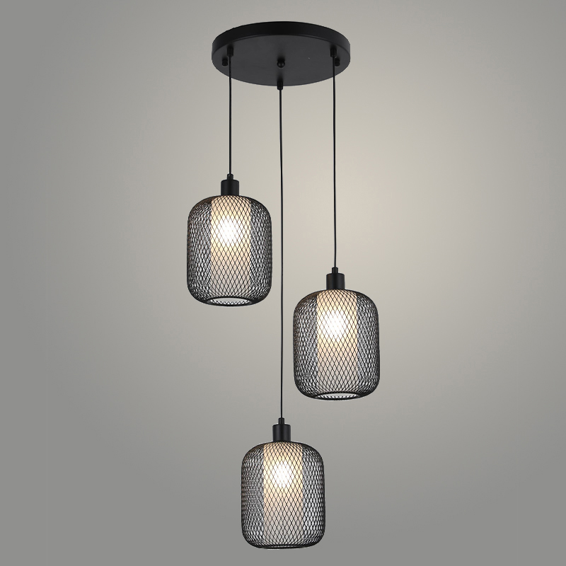 Подвес MDG40588/3HQ BK+WT черный/белый 3х60W E14 h1200, 24