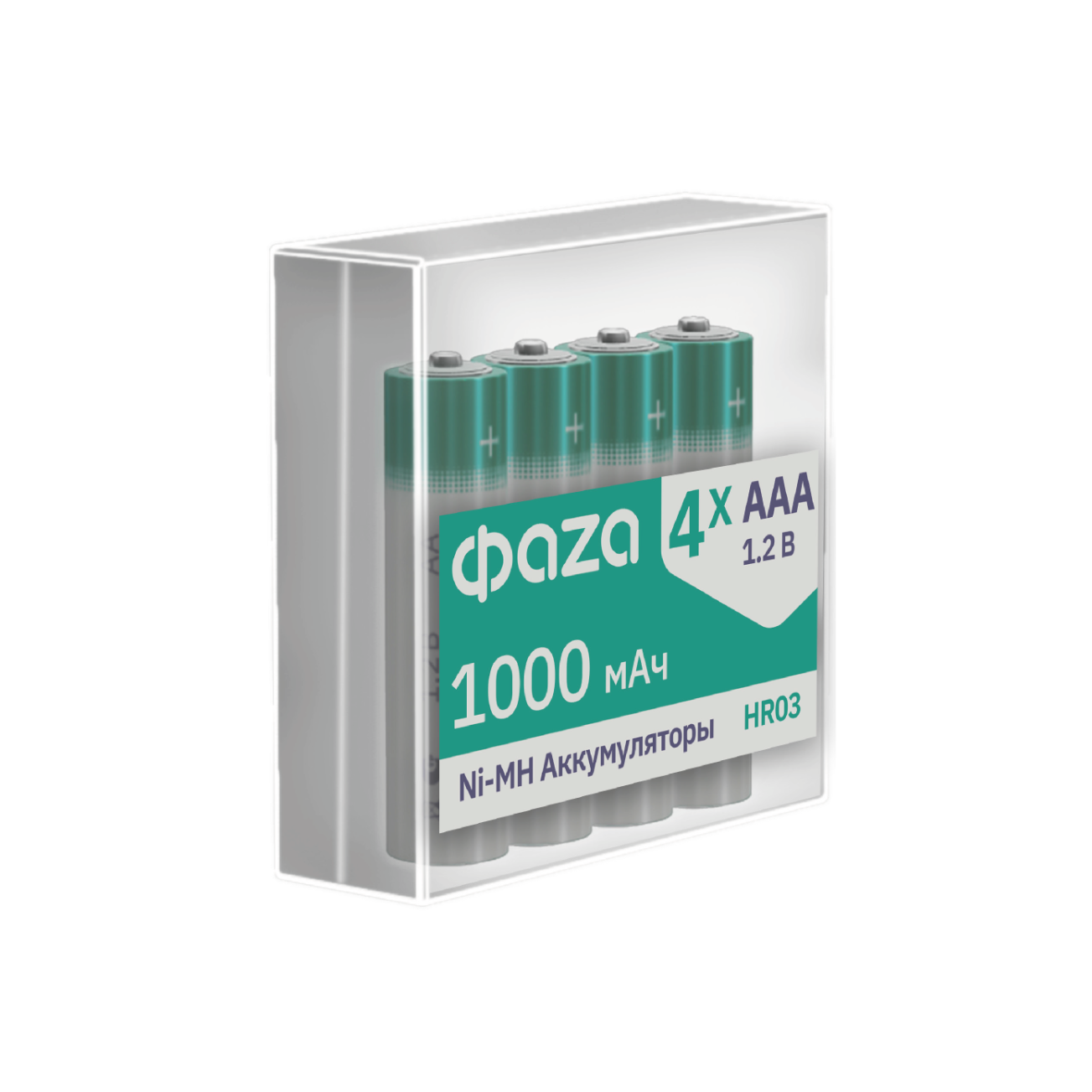 Аккумулятор ФАZА AAA 1000мАч Ni-MH Box-4
