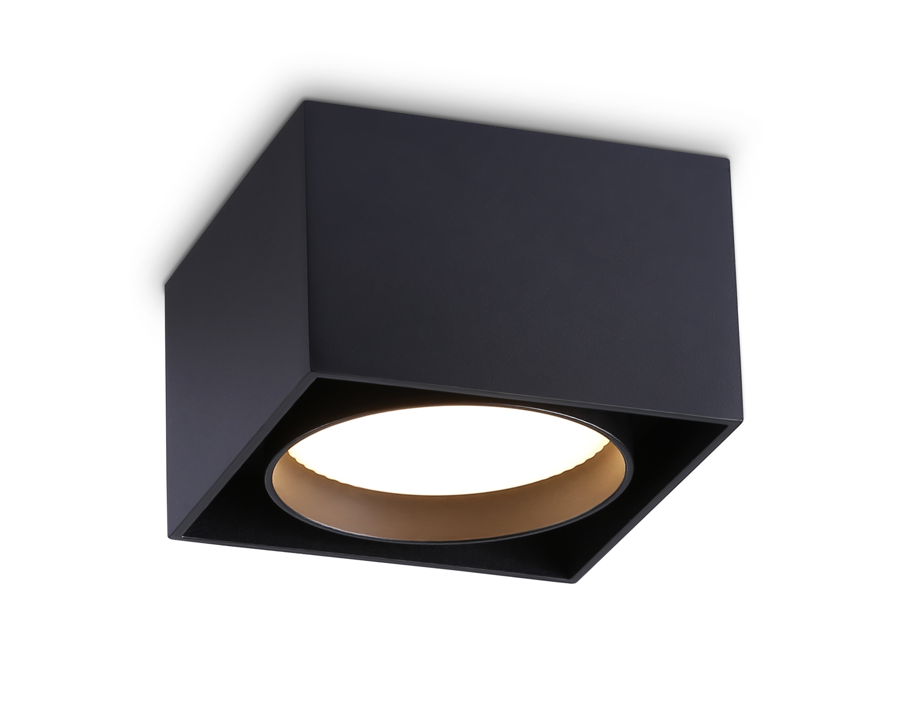 Светильник накладной AMBRELLA TN70866 BK черный GX53 max 12W 95*95*62 