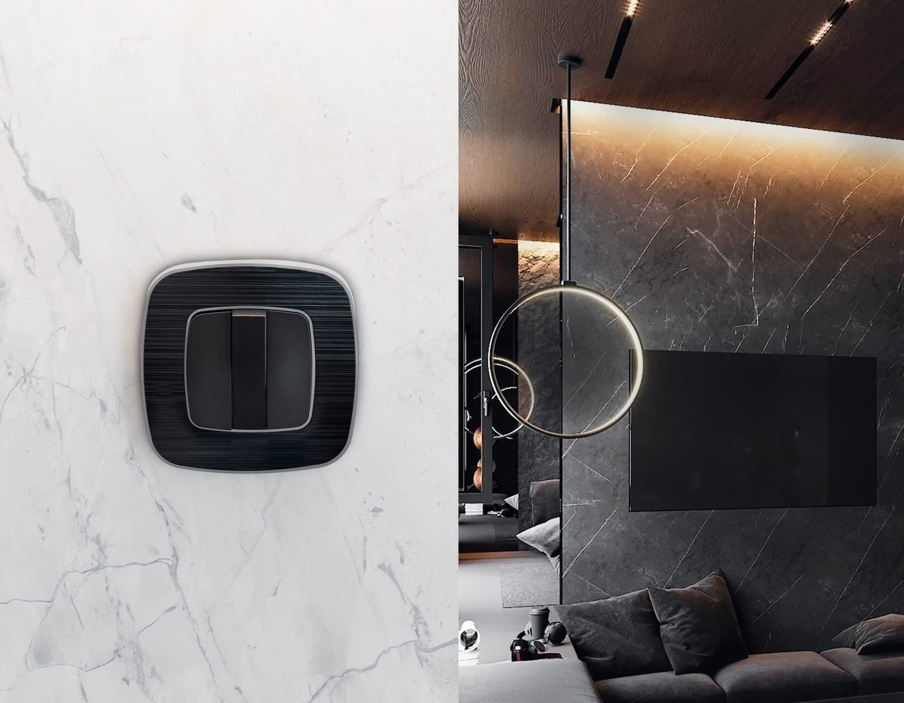 OF640533 Рамка OMEGA Coint (Черный Стекло органическое/Сталь) 3-ая