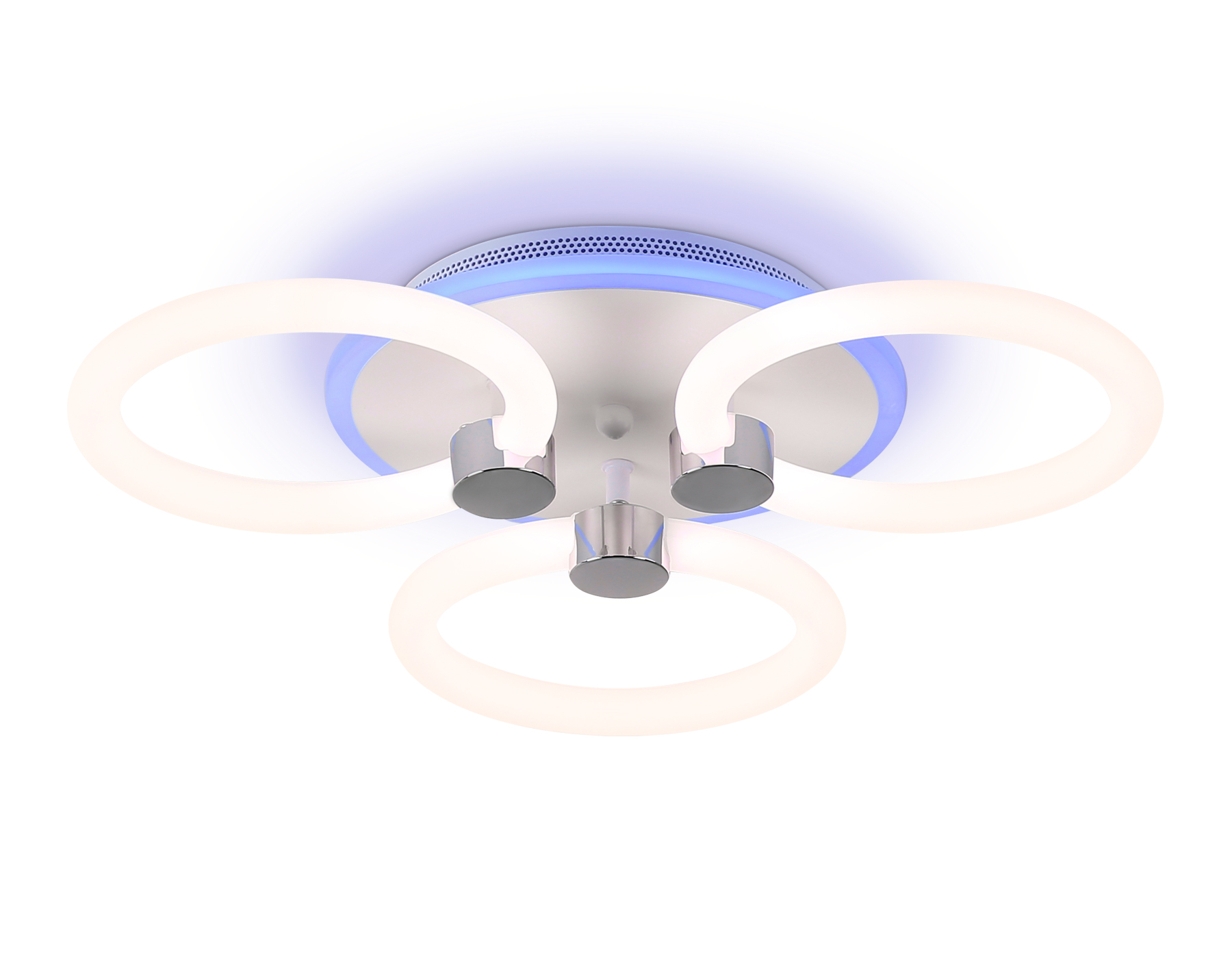 Светильник Ambrella FA3838/3 WH белый 42W 3000K-6400K+RGB D458*80 (ПДУ РАДИО 2.4G)