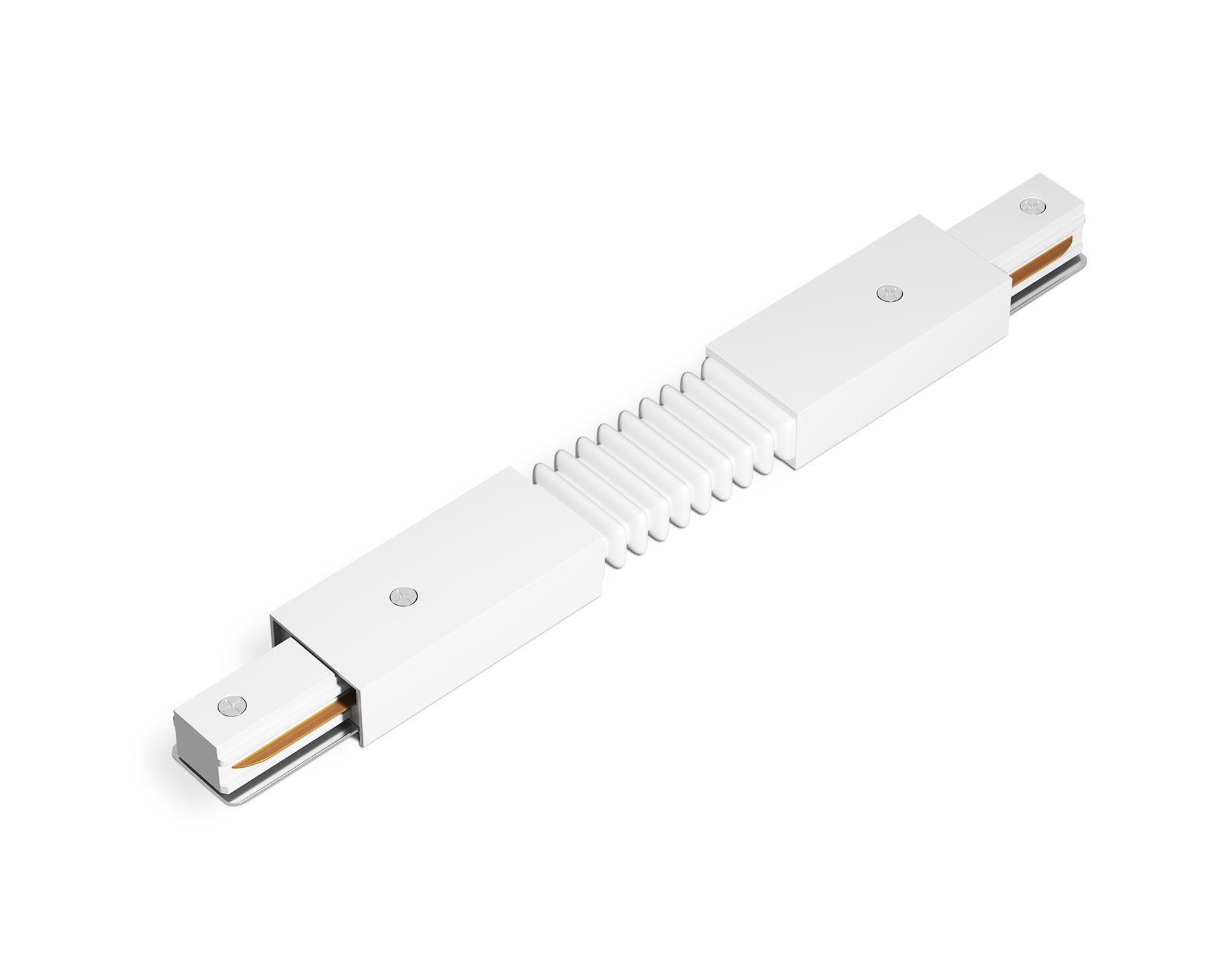 Коннектор гибкий для однофазного шинопровода Standard 220V 285*35*20 GL7175 WH белый