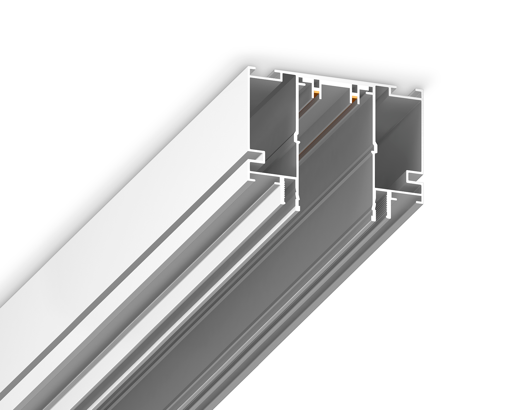 Шинопровод для натяжного потолка Magnetic 220V IP20 2000*64.5*51 белый
