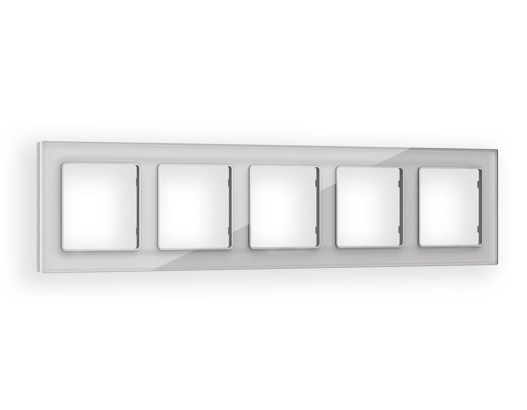 AF330405 Рамка ALFA Platos (Серебро Стекло органическое) 5-ая