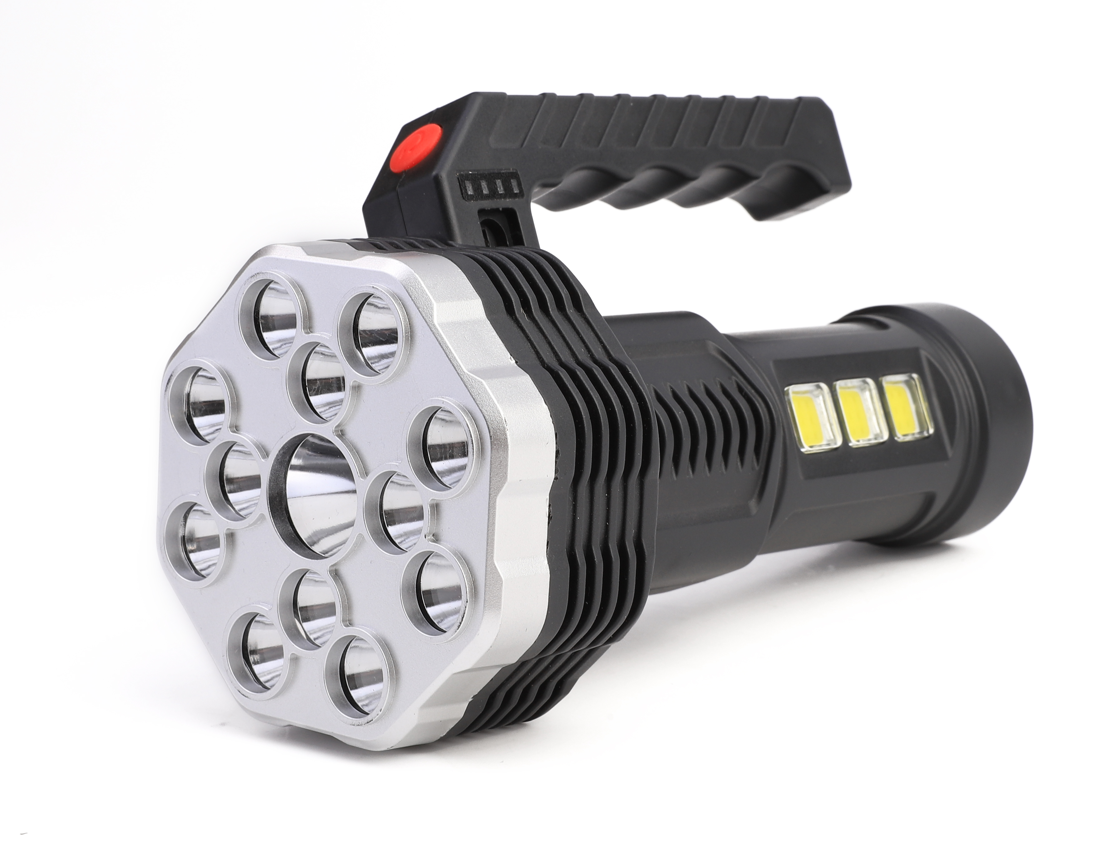 Фонарь ULTRAFLASH LED51537 аккум. 4В, черный, 16LED, 3 Вт, 4 реж, Micro-USB, бокс