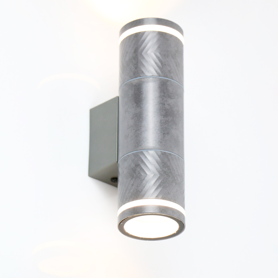 Фасадный светильник GWL-2MR16-GU10-R-IP65 Бетон Шпиль