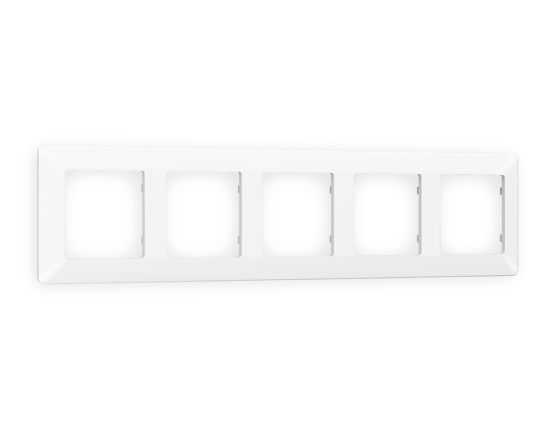 AF110125 Рамка ALFA Line (Белый матовый) 5-ая