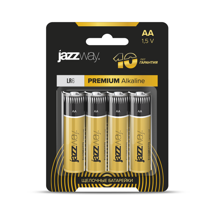 Батарейка JAZZway LR6PA-4B PREMIUM Alkaline BL-4