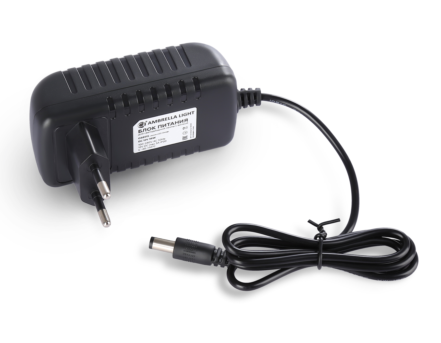 Блок питания AMBRELLA GS8515 12V 36W 3A IP20 100-240V 92*48*70