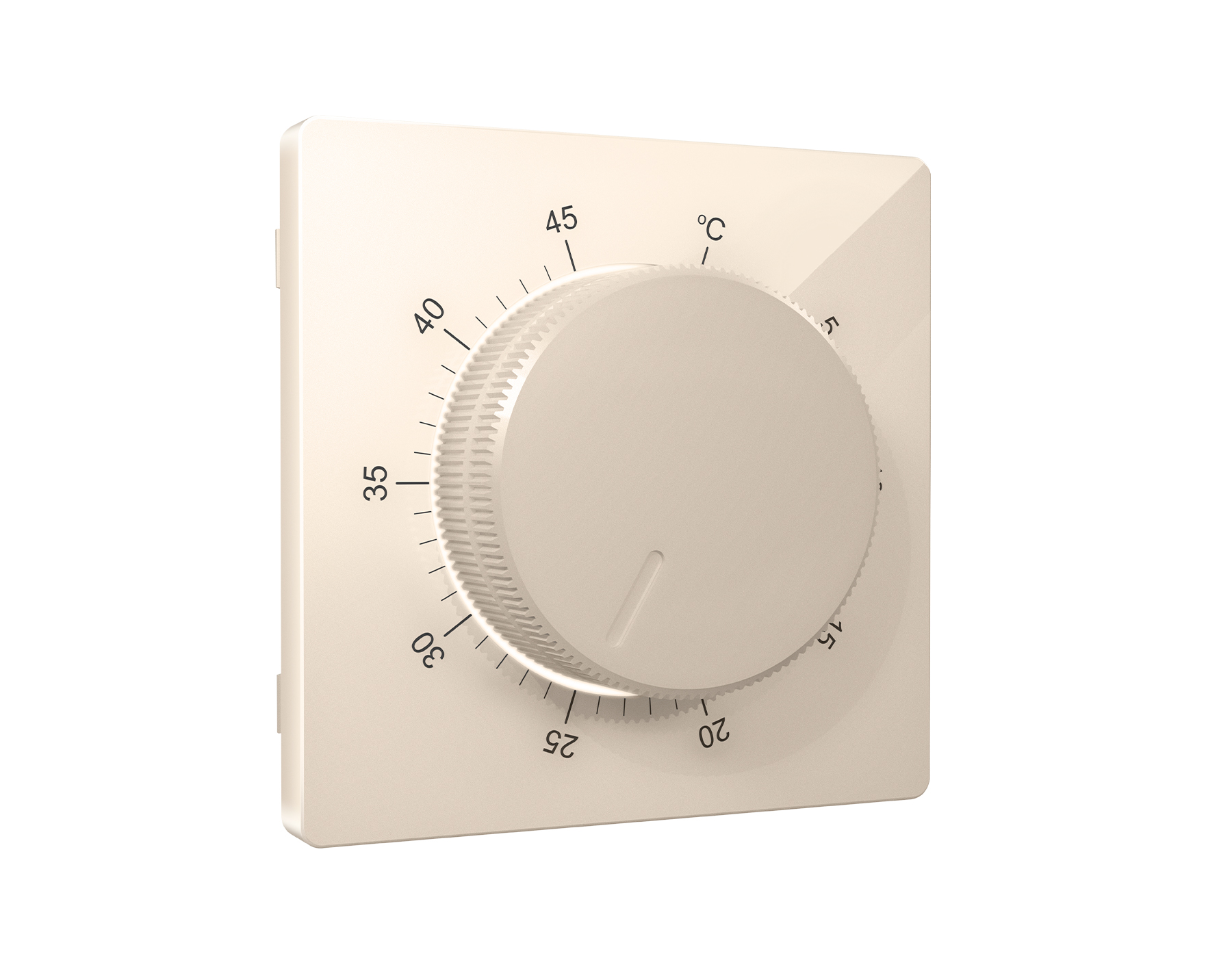 AP3057 Лицевая панель ALFA (Бежевый глянец) для терморегулятора теплого пола QUANT