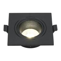 Встраиваемый светильник General GCL-MR16-SQ-BLACK Поворотный Квадратный Черный