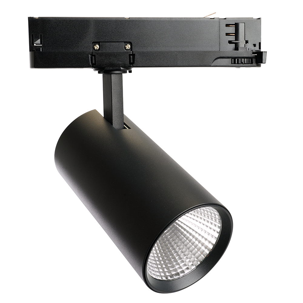 Светильник трековый светодиодный на шинопровод FERON AL147 20W 1800Lm 4000К 35гр.черный 3х фазный