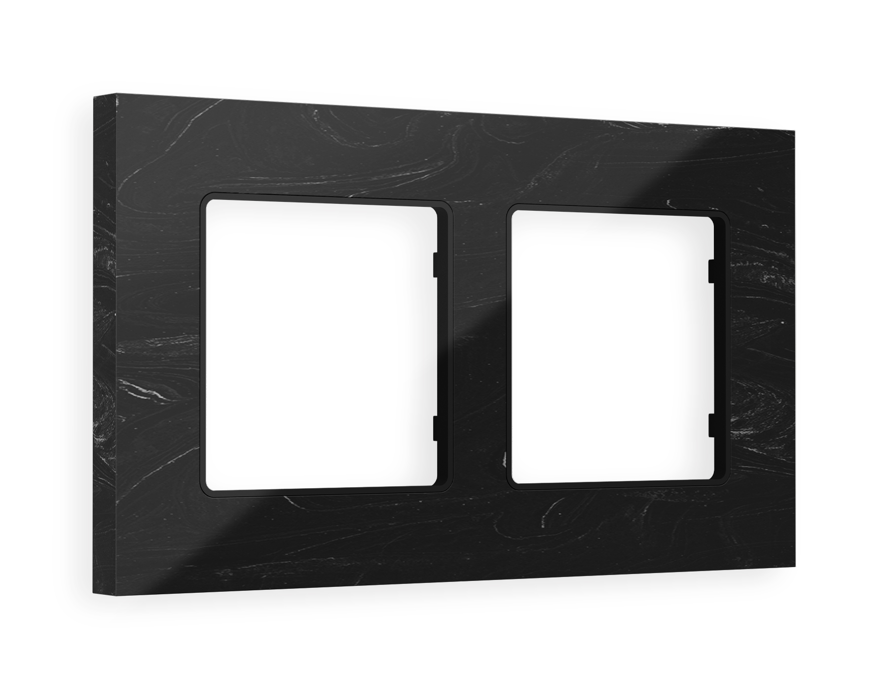 AF930702 Рамка ALFA Grand (Черный мрамор) 2-ая