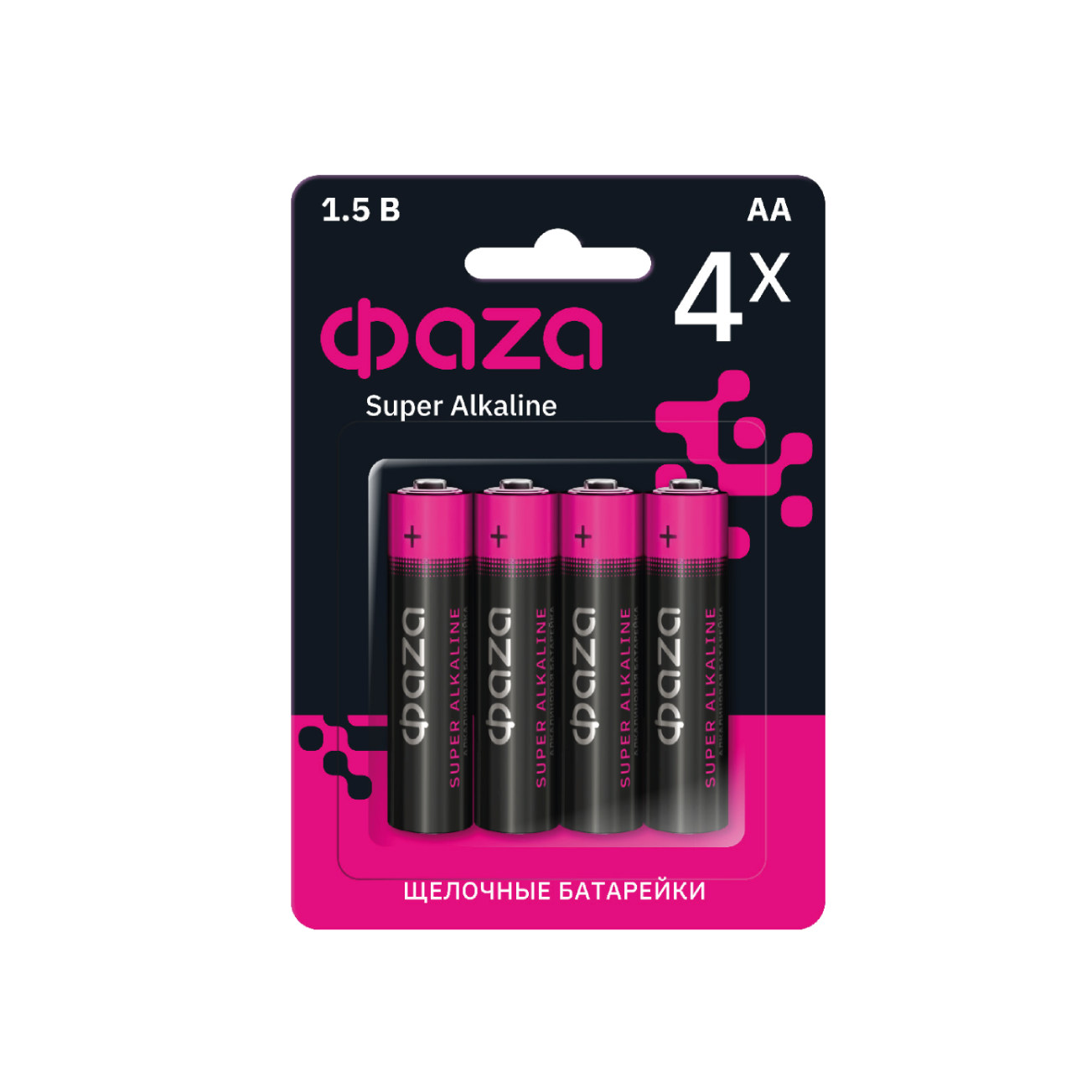 Батарейка ФАZA LR6SA-B4 Super Alkaline BL-4 (4/48)