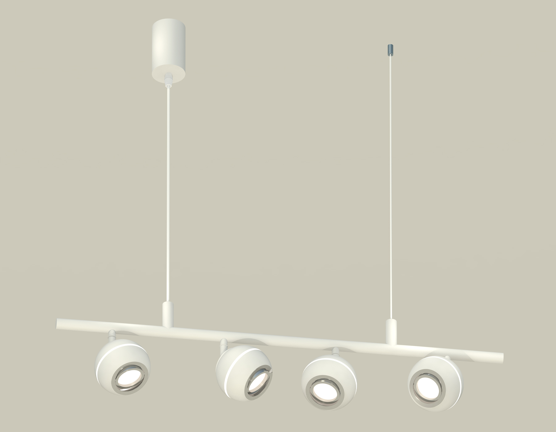 XB9001530/4 SWH/PSL белый песок/серебро полированное MR16 GU5.3 (С9001, С1101, N7003)