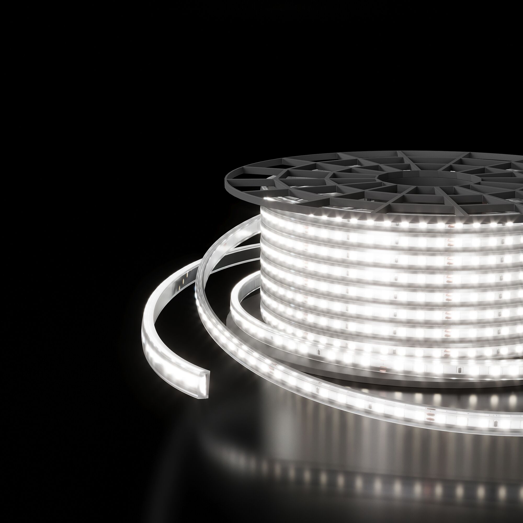 Светодиодная лента Elektrostandard 220V 14,4W 120Led 2835 IP65 6500 холодный белый, 50 м