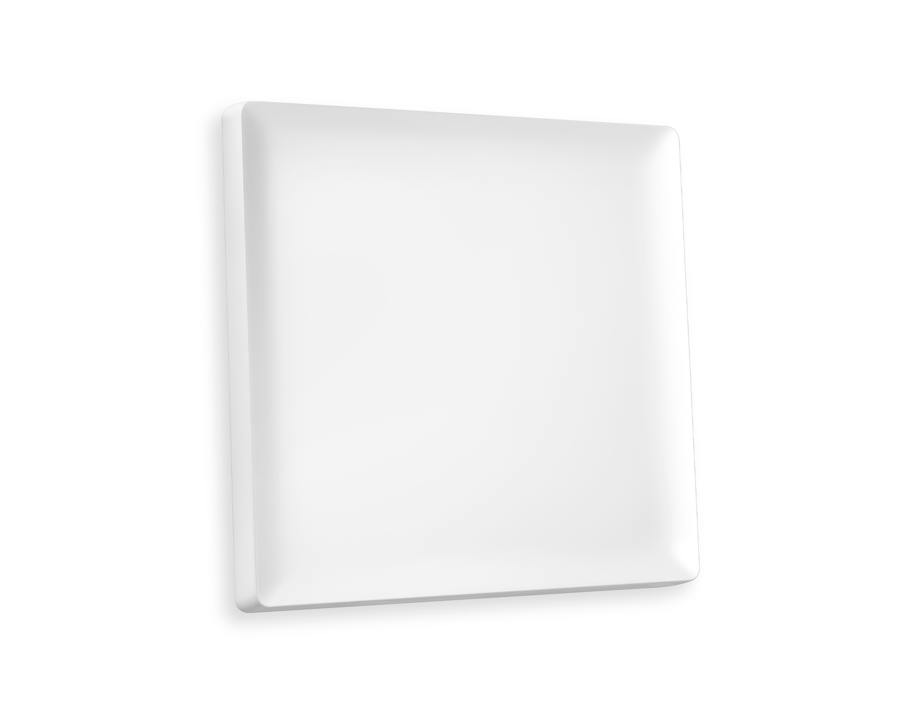 AP1210 Лицевая панель ALFA (Белый матовый) для 1-кл выключателей QUANT