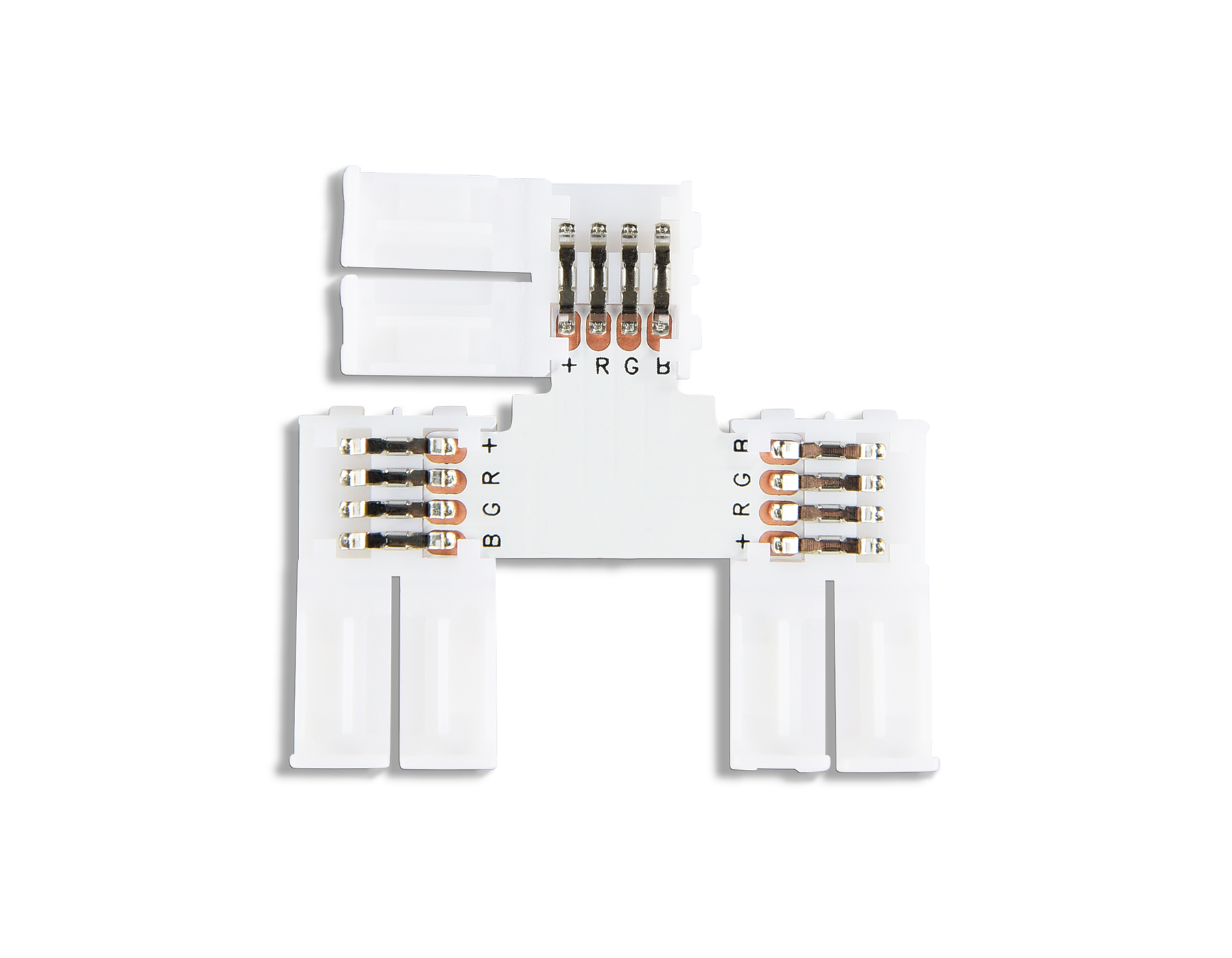 Соединитель AMBRELLA GS7001 T 5050 12/24V (4 конт.) (5шт)