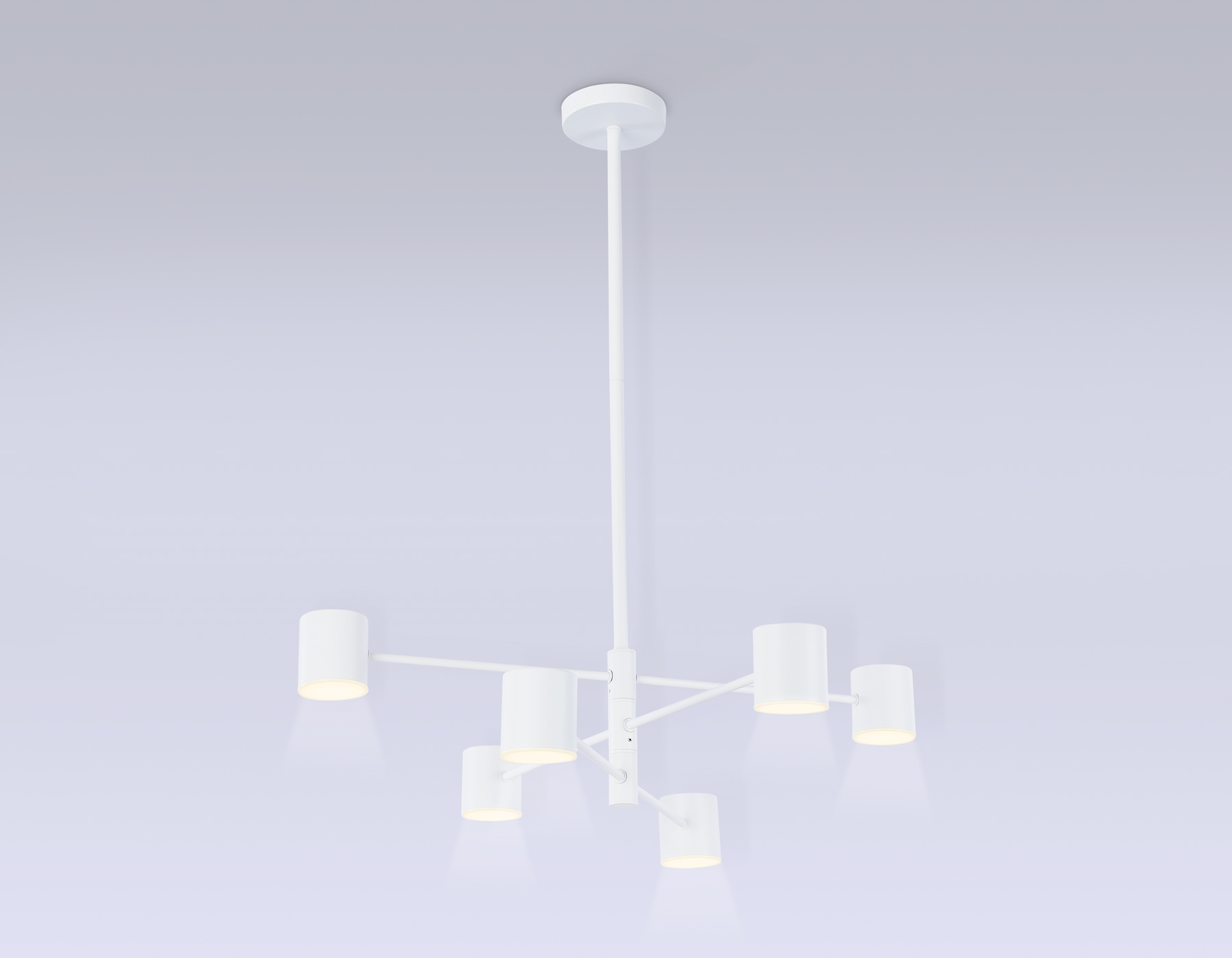 Светильник светодиодный AMBRELLA FL51711/6 WH белый 3000K/4200K/6400K 29W D700*800 (Без ПДУ)