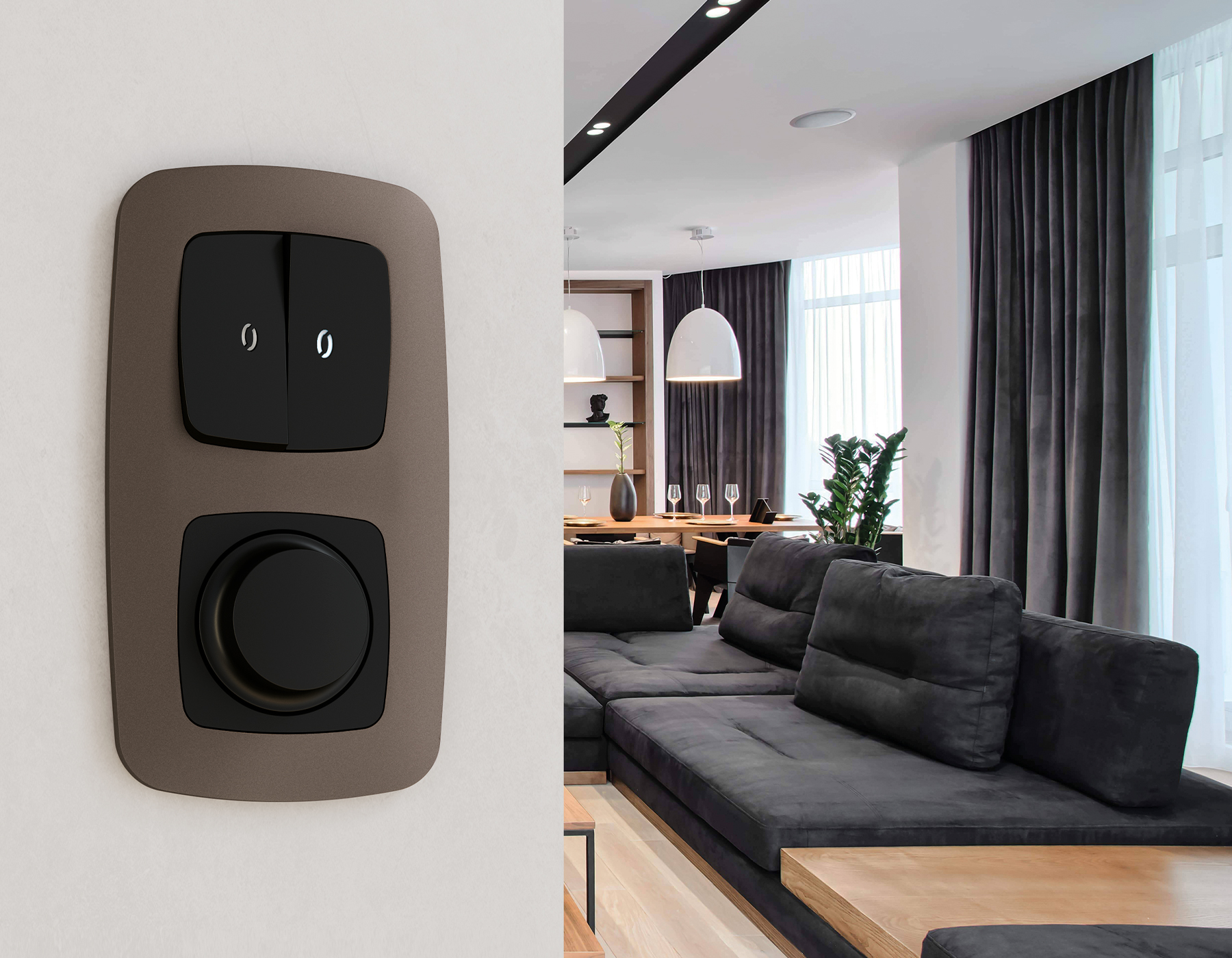 OF140635 Рамка OMEGA Ecta (Темная бронза матовый) 5-ая