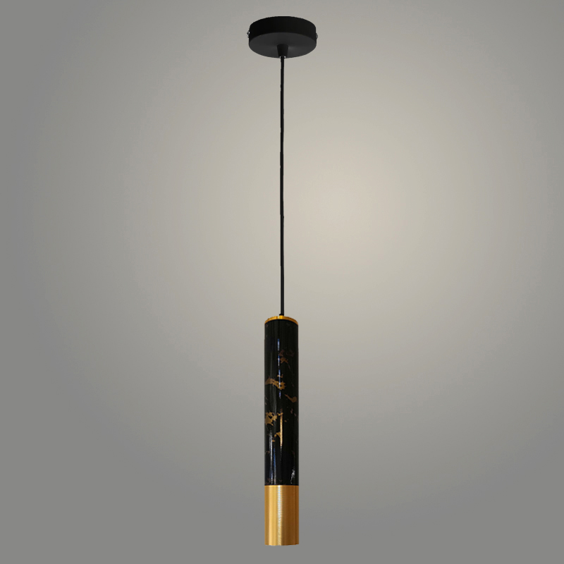 Подвес YZ60410-HJ OBK+GD черный/золото 1х50W GU10 d60 h1000, YIZ22