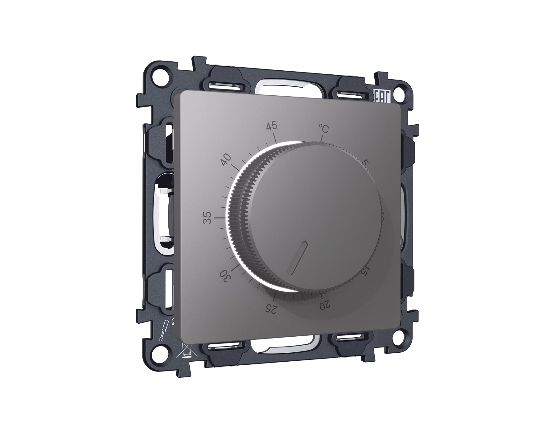 MA655710 Комплект механизма терморегулятора с датчиком для теплого пола с подсветкой 16A-250V ALFA А