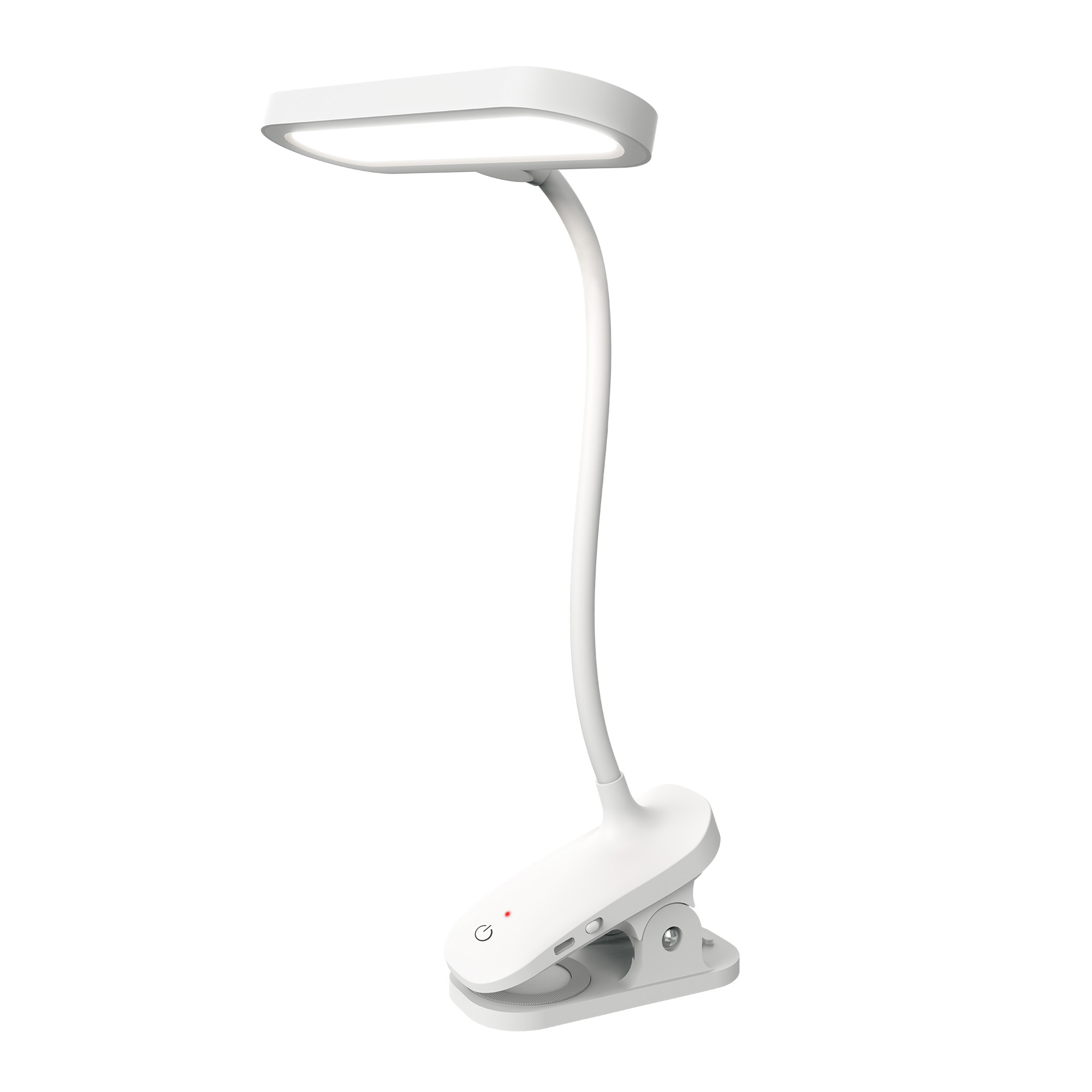 Светильник настольный UNIEL ULM-D602 10W/3000-6000K/DIM WHITE прищепка, сенсор, диммер