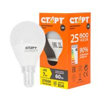 Лампа СТАРТ ECO LEDSphere E14 7W 30 теплый