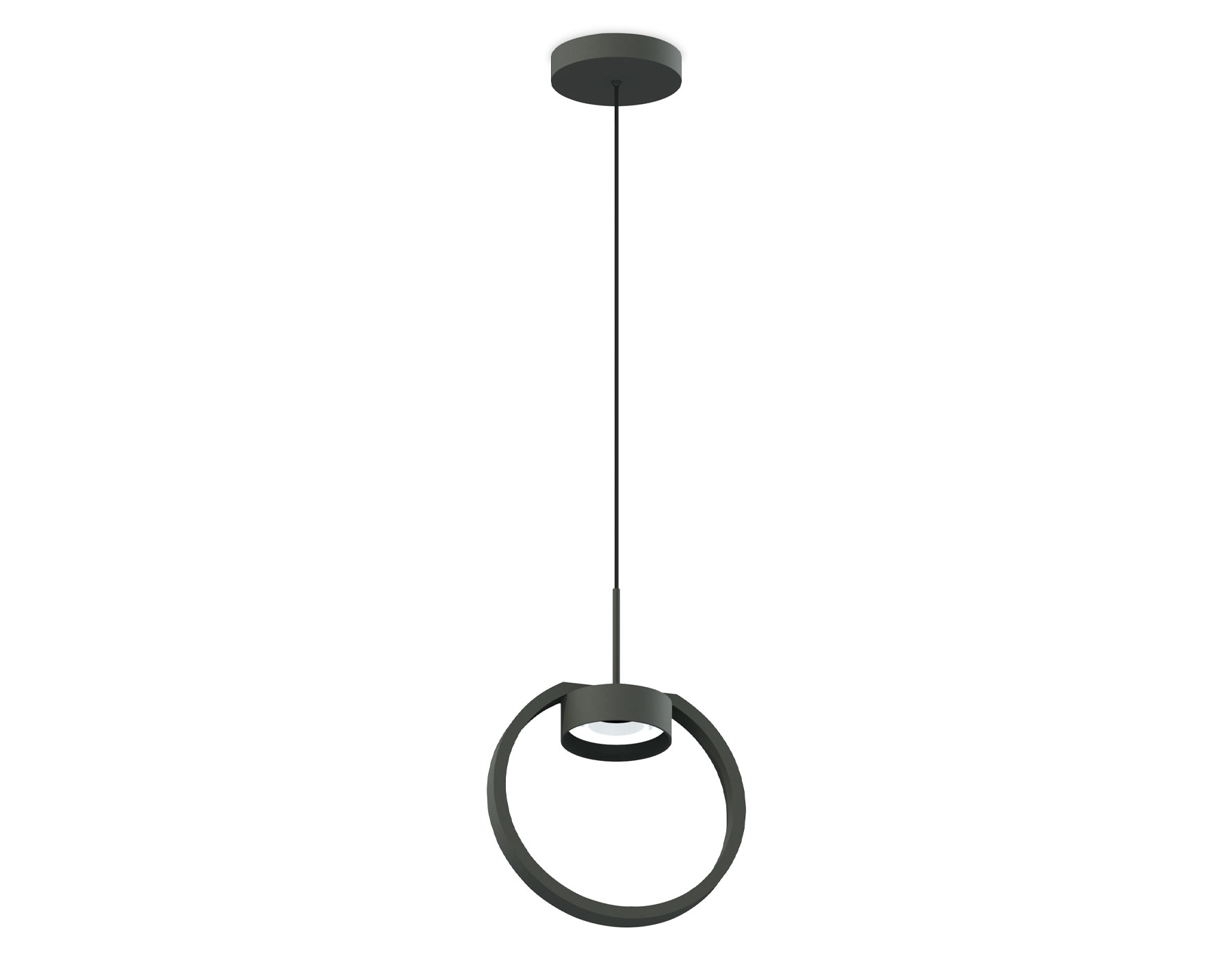 Корпус светильника подвесной D85 C9102 SBK черный песок 200*20*1085mm GX53