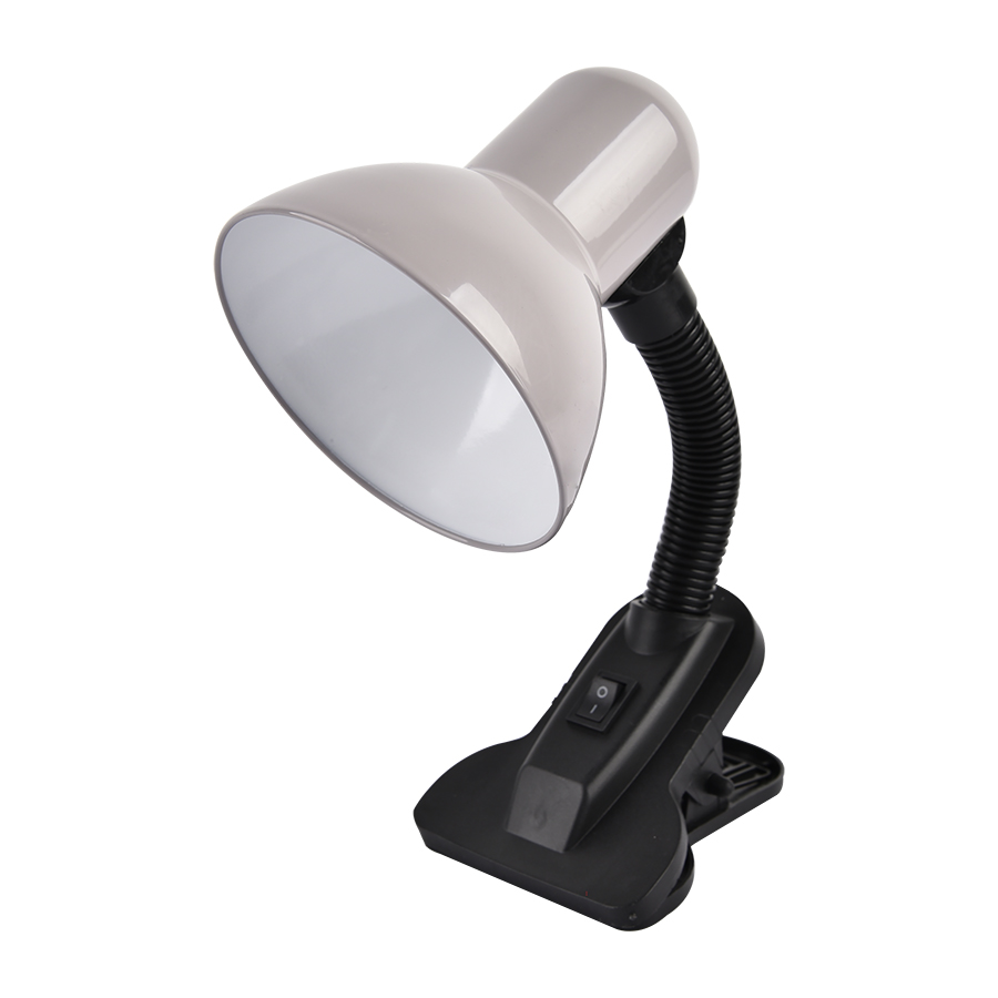 Светильник настольный под лампу е27  General   GTL-034 серый на прищепке настольный под лампу е27  G