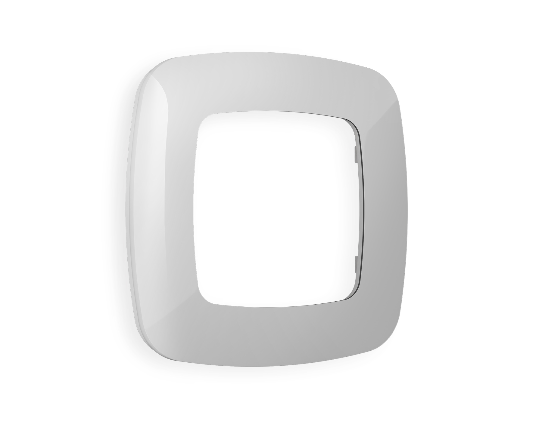 OF140401 Рамка OMEGA Ecta (Серебро глянец) 1-ая