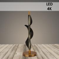Настольная лампа K38707/1T A BRASS+BK латунь/черный 14W LED 4000K h640, 24