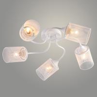 Люстра XA1608/5 WT белый 5х60W E27 d580 h220, HN25