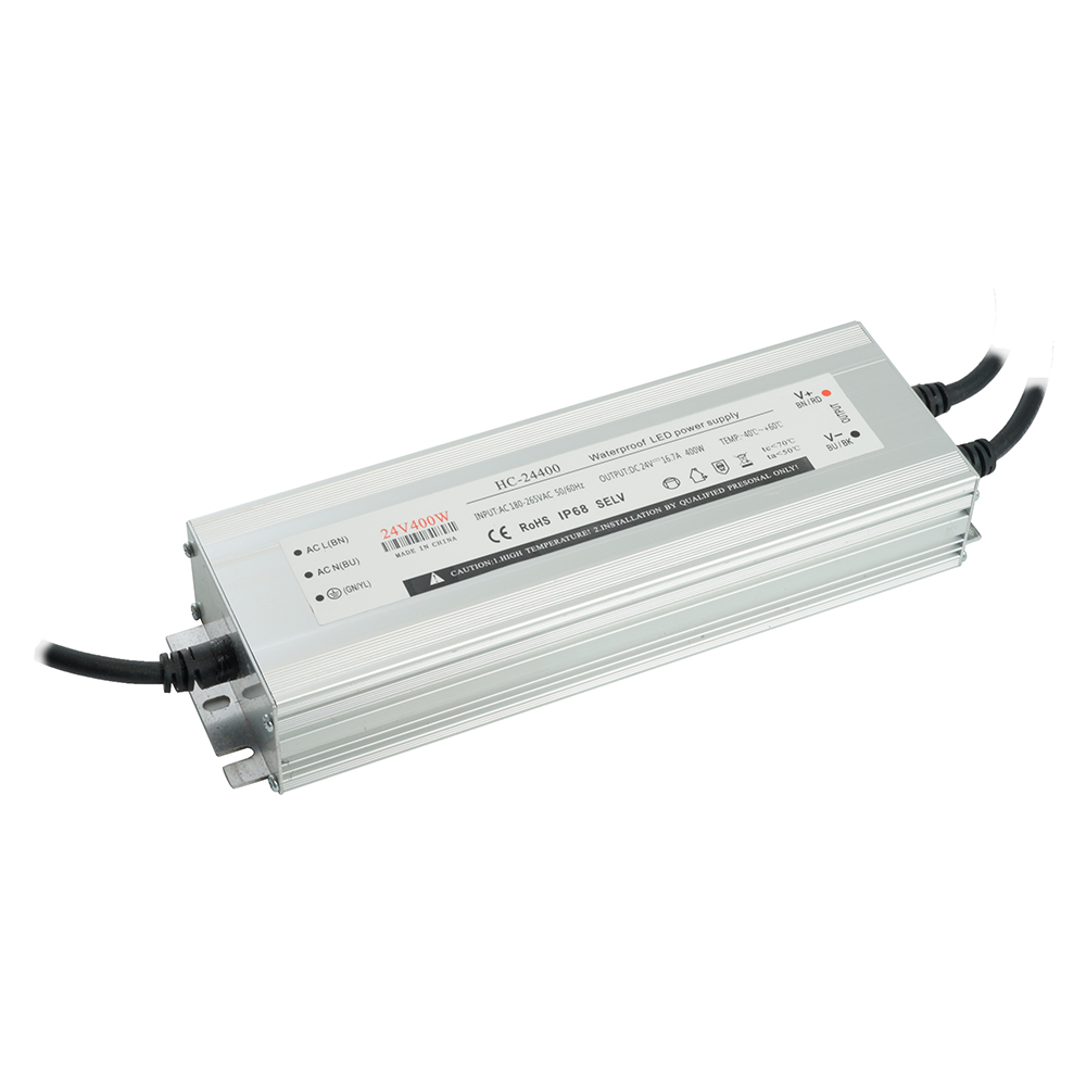 Трансформатор электронный FERON LB007 для светодиодной ленты 400W 24V 245*77*41мм IP67 (драйвер) 