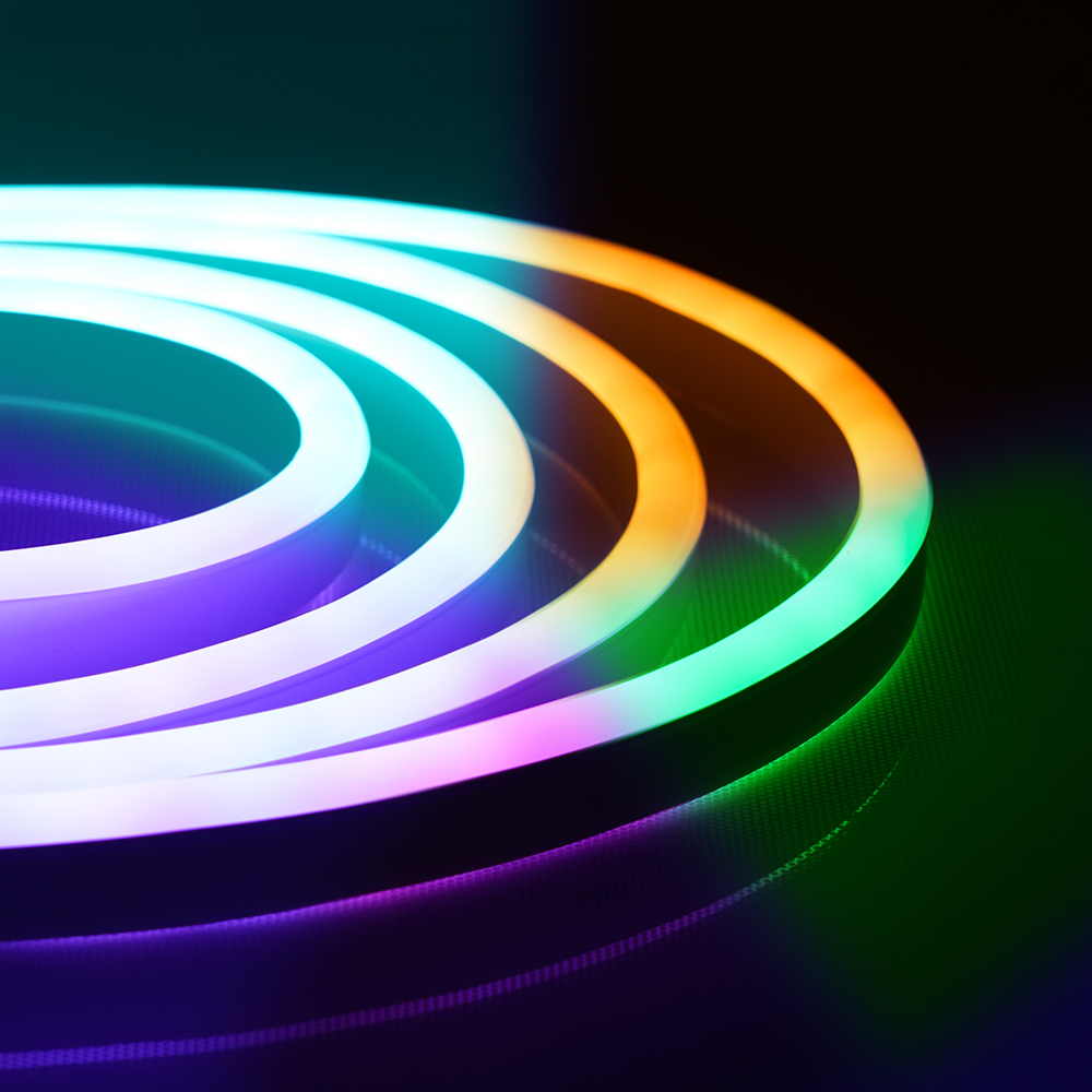 Лента светодиодная FERON LS720 72SMD(5050)/м 8Вт/м 220V IP67 5м, RGB с 1 контроллером, 2 заглушкам