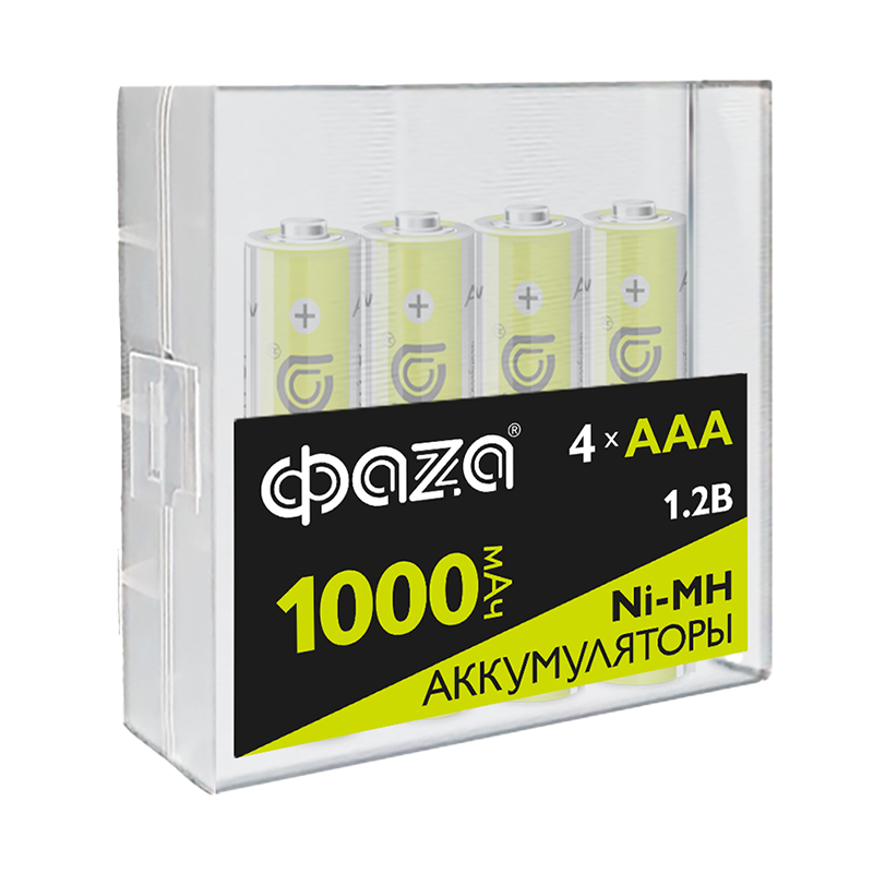 Аккумулятор ФАZА AAA 1000мАч Ni-MH Box-4