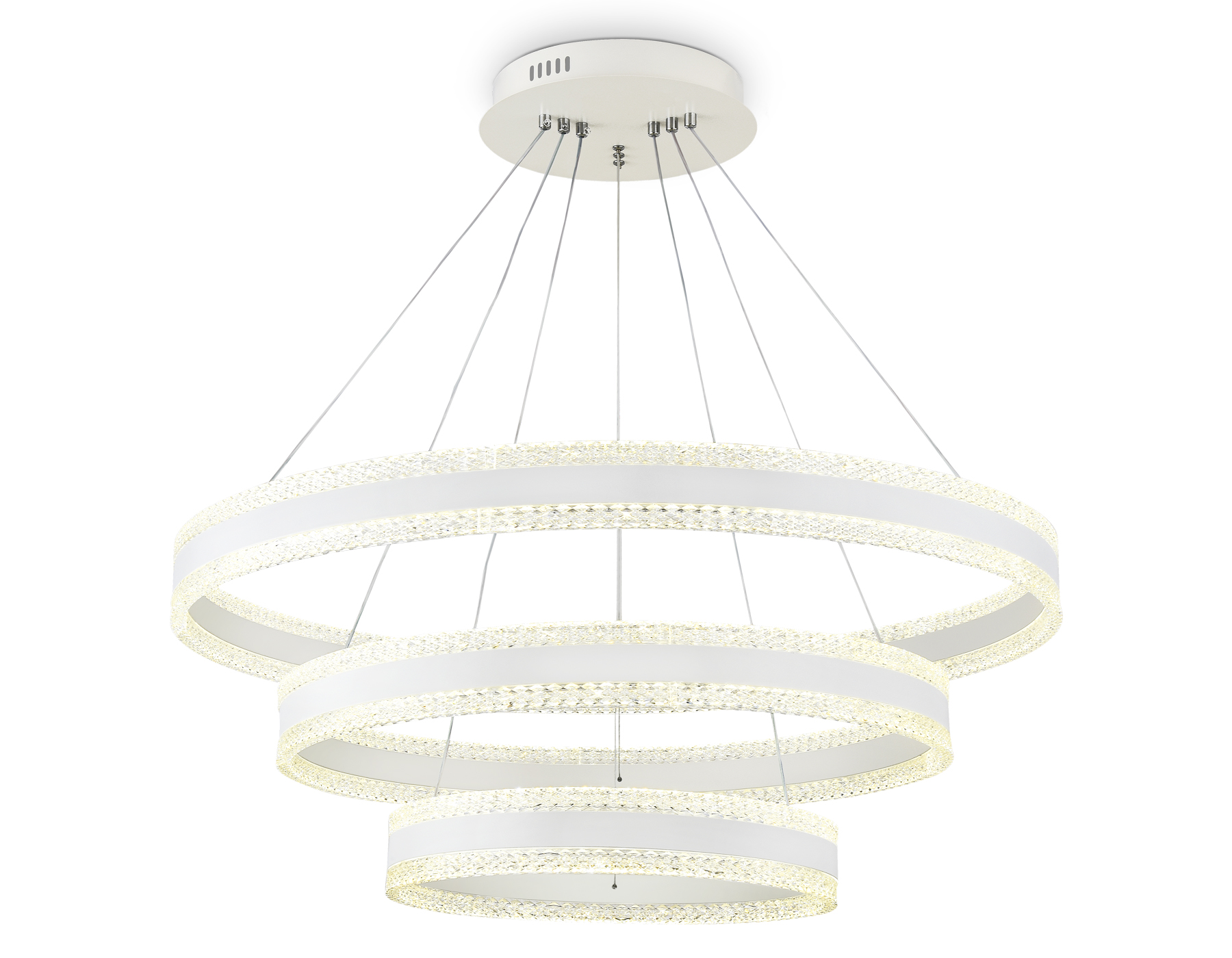 Светильник Ambrella FA6181/3 WH белый 245W 3000K+6400K/3000K/6400K/4200K+4200K (ПДУ РАДИО 2.4G)