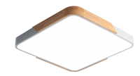 Светильник JAZZway PPB Scandic-S 72w 3000-6500K WH/W с деревянной планкой IP20 430*430*50